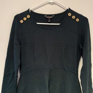 Isabella Oliver hunter green maternity dress sz 0